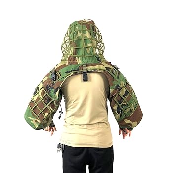 スナイパー　実物服使用　ギリースーツ　上下セット ROCOTACTICAL タクティカル ギリー スーツ 通気性 ギリー